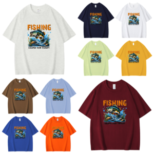 T003#  210g/m² fabric 100% cotton; unisex loose-shouldered round-neck T-shirt