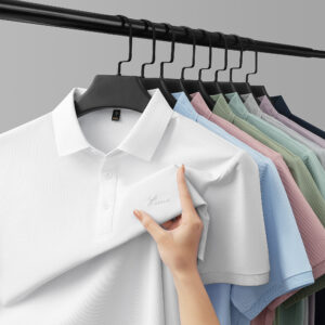 9400#High-end men's polo shirt