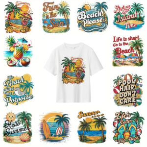 T027# 240g weight fabric 100% cotton parent-child set round neck unisex T-shirt for men and women